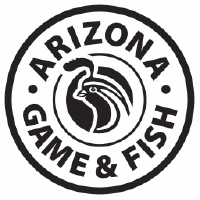 Arizona game and fish deportment logo.